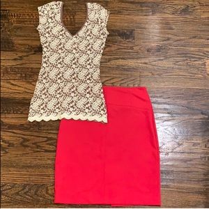 Cotton Bright Pink Skirt💕